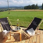Przystan Nad Listepka Nowoczesna Stodola Z Widokiem Na Tatry, Gorce I Pieniny 木屋 Łopuszna