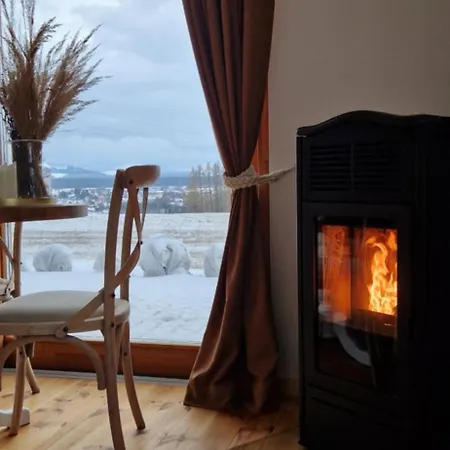 Alpstuga Przystan Nad Listepka Nowoczesna Stodola Z Widokiem Na Tatry, Gorce I Pieniny Łopuszna